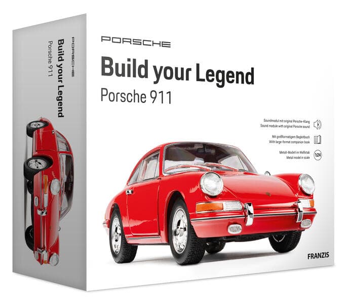 FRANZIS 67247 - Porsche 911 - Build your Legend Signalrot
