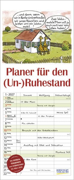 Planer für den (Un-)Ruhestand 2027