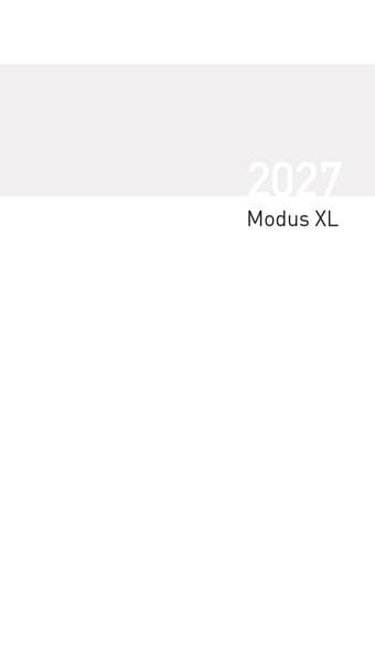 Taschenkalender Modus XL geheftet Einlage 2027