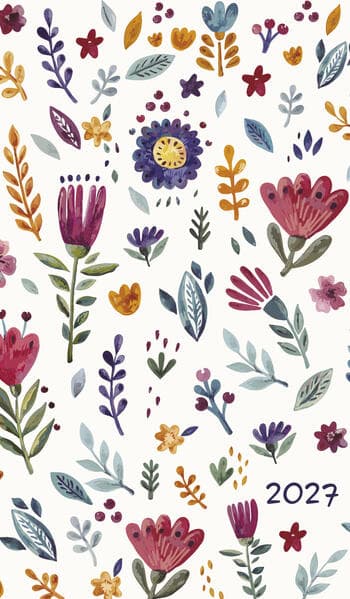 Taschenkalender Youngtimer Flowers 2027