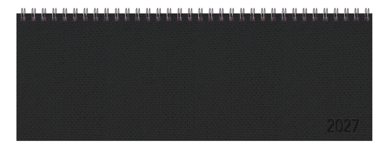 Tischkalender quer Professional Premium 2027 schwarz