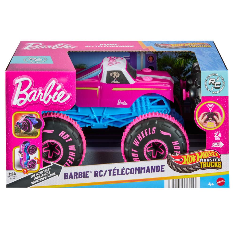 Hot Wheels Monster Trucks Barbie R/C 1:24