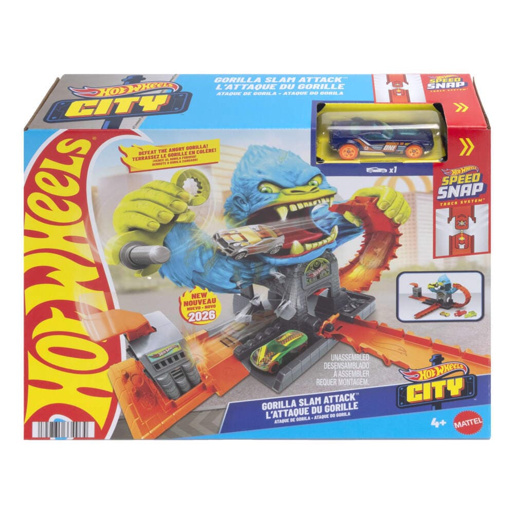 Hot Wheels City Gigantischer Gorilla Angriff