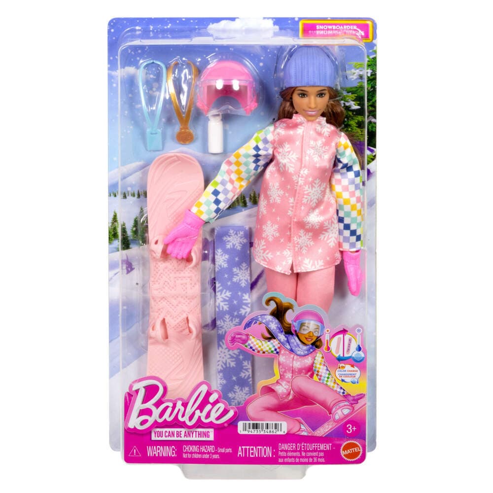 Barbie Snowboarderin Spielset