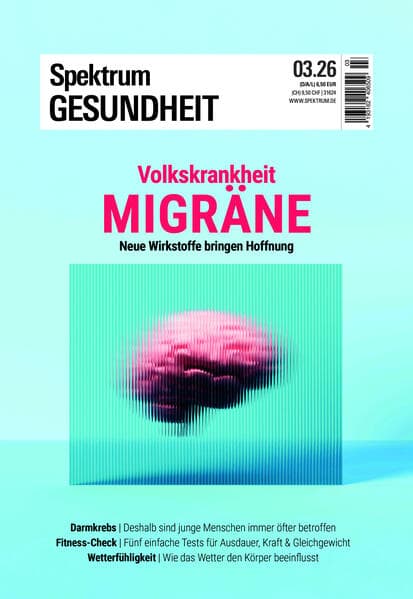 Spektrum Gesundheit 3/2026 - Volkskrankheit Migräne