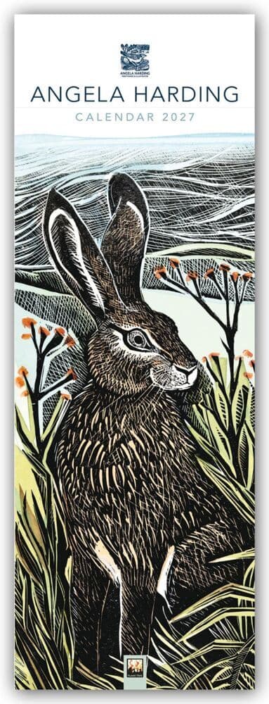 Angela Harding - Slimline-Kalender 2027 - Original Flame Tree Publishing-Kalender Slimeline [Kalender]