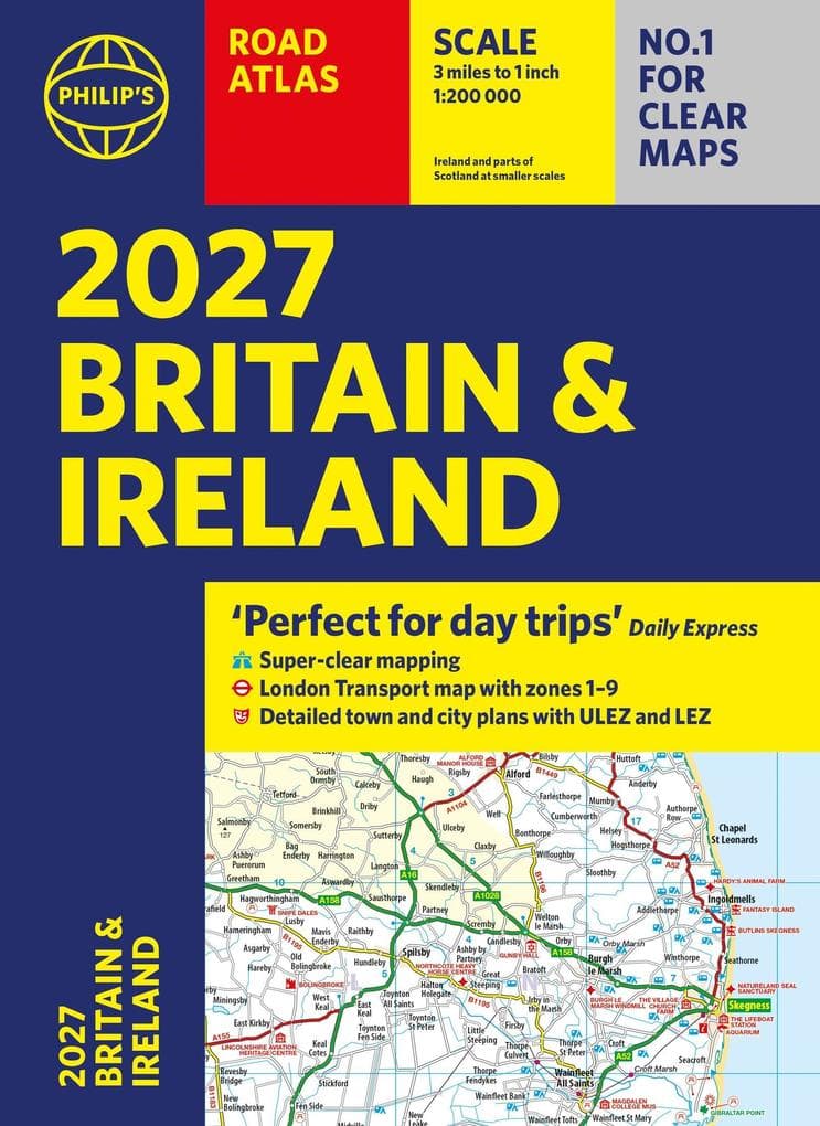 Philip's 2027 Road Atlas Britain & Ireland