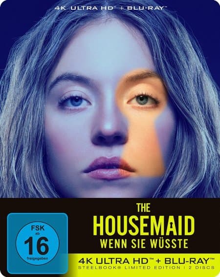 The Housemaid - Wenn sie wüsste. UHD + Blu-ray. Limited Steelbook