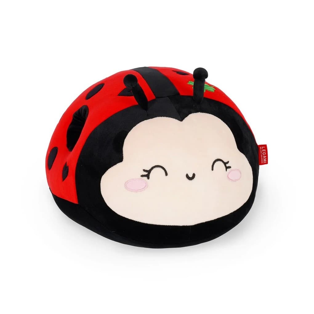 Legami Kissen Ladybug - Super Soft! groß, Marienkäfer
