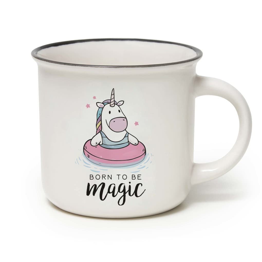 Cup-Puccino - New Bone China Porcelain Mug - Unicorn