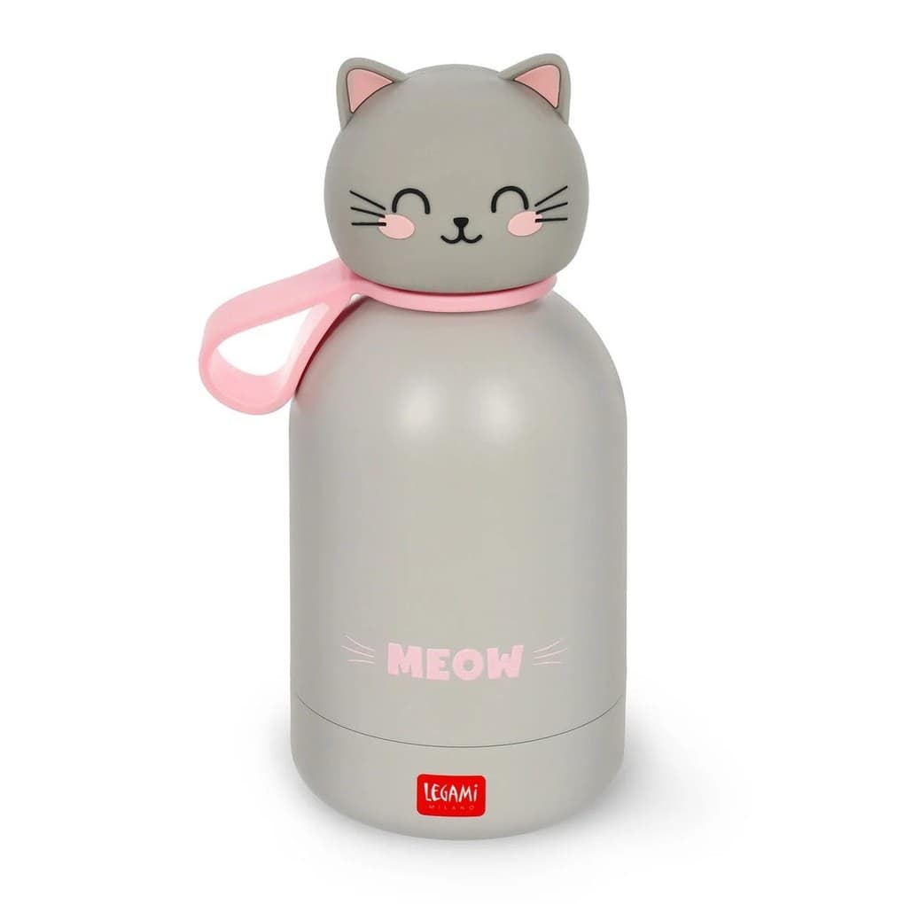 Legami Thermosflasche für Kinder - Hot&Cold BFF, Kitty