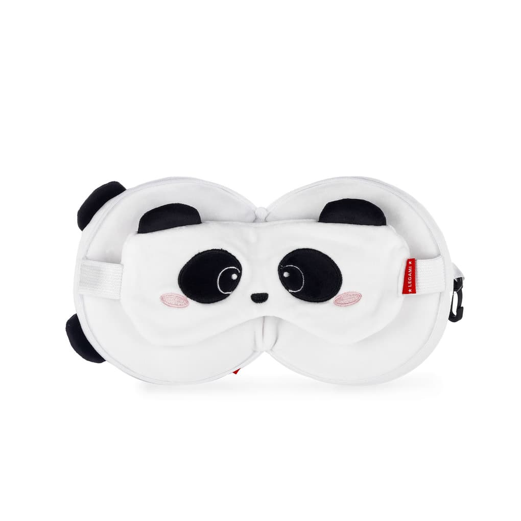 My Travel Buddy - Travel Pillow With Sleep Mask - Panda