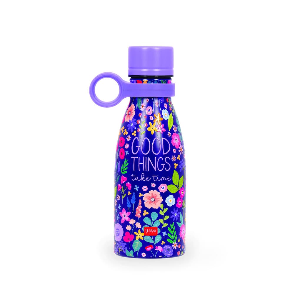 Hot and Cold - Vacuum Bottle - Flowers - 300 Ml