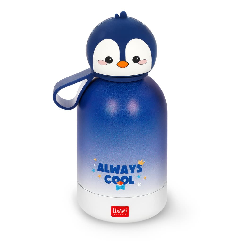 Hot and Cold Bff - Kids Vacuum Bottle - Penguin - 310 Ml