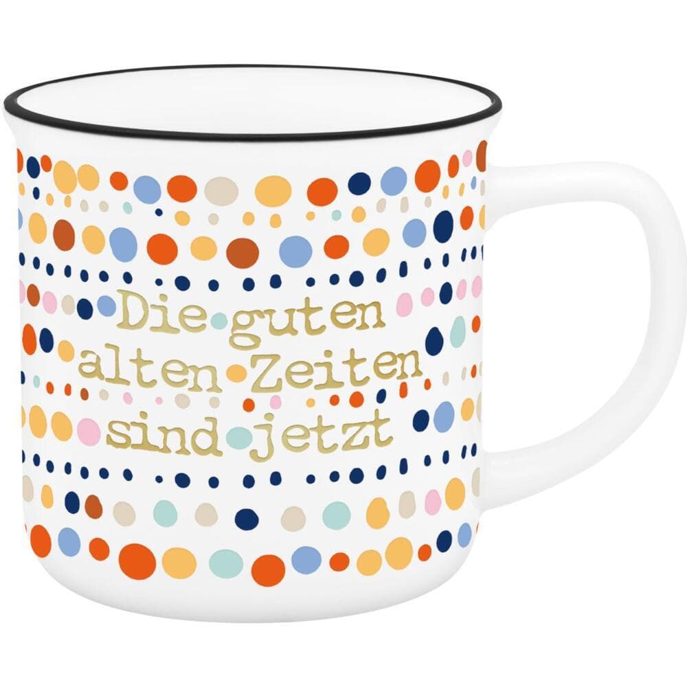Becher Motiv "Gute alte Zeiten"