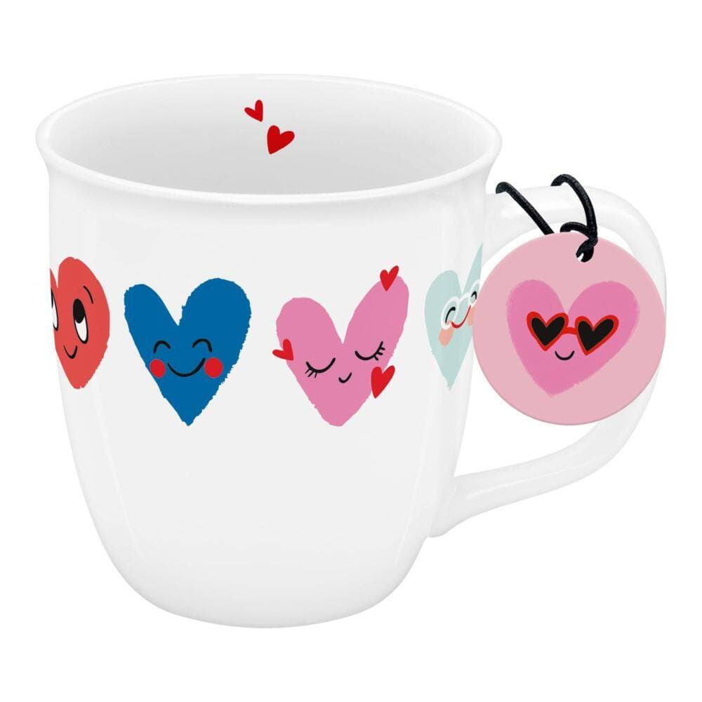 Tasse Motiv "Herzen"