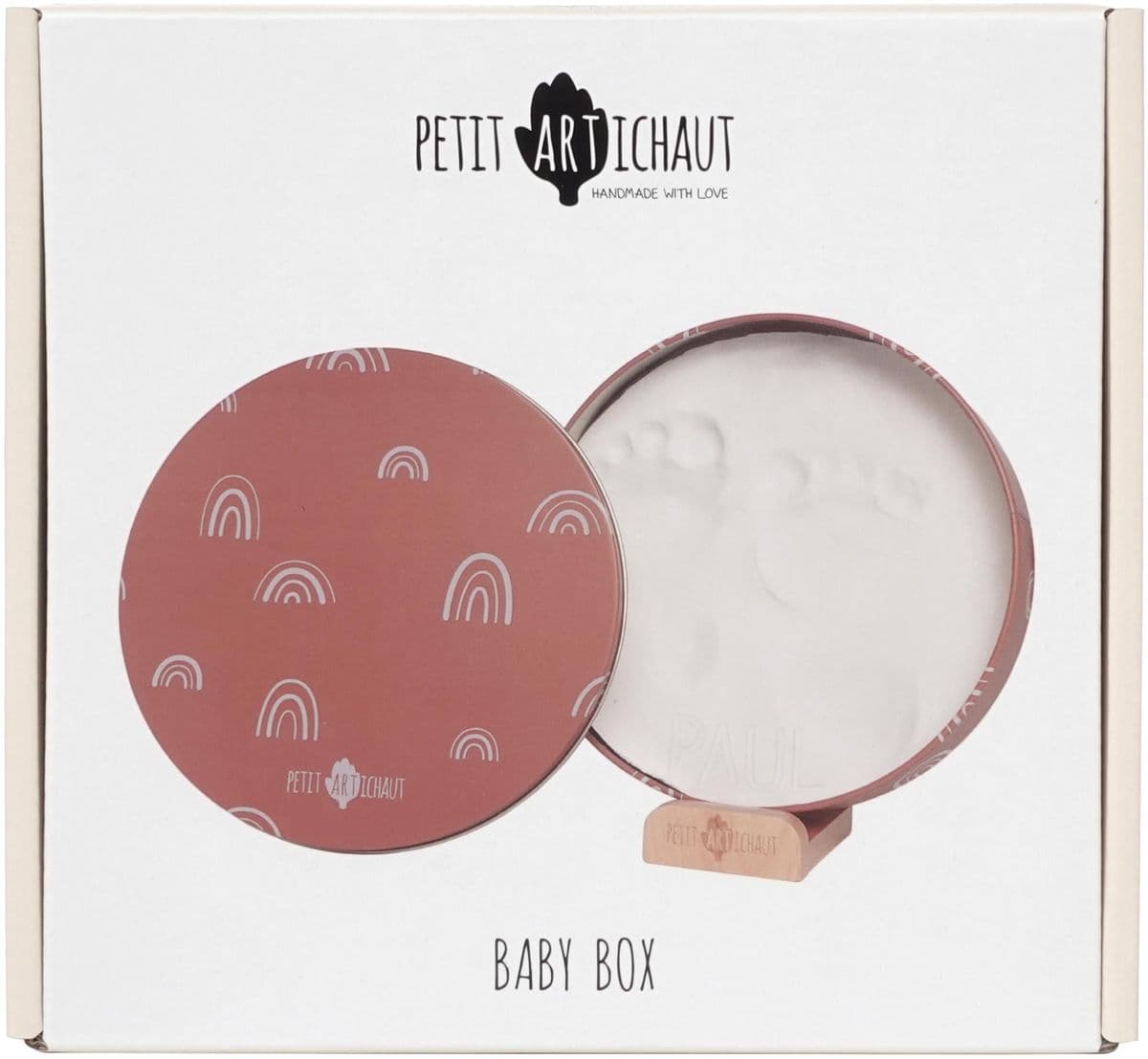Babyabdruck Dose ''Rainbow Terracotta''