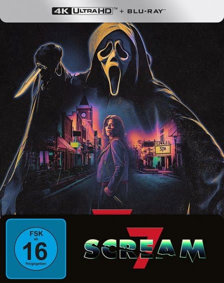 Scream 7,1 4K UHD-Blu-ray + 1 Blu-ray (Limited Steelbook)