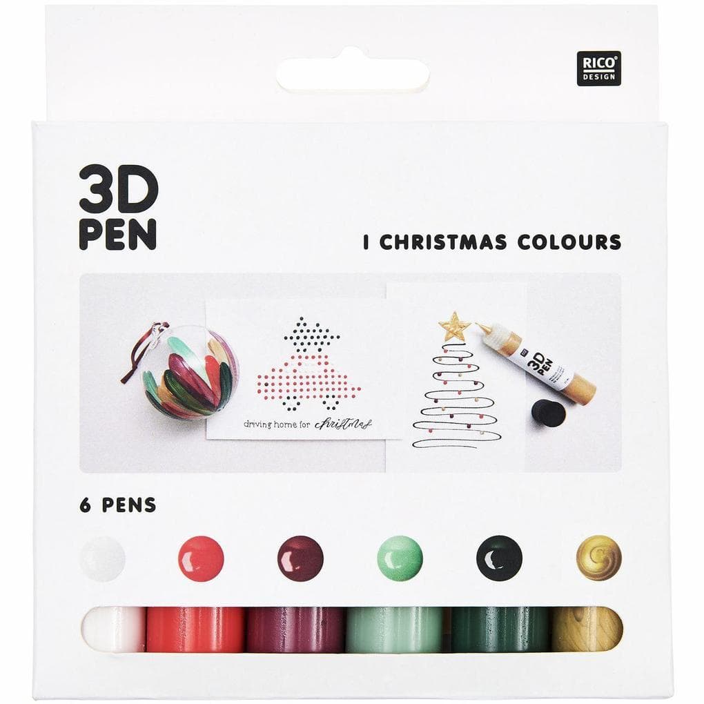 3D Pen - Set Weihnachten Set 6 x 27ml