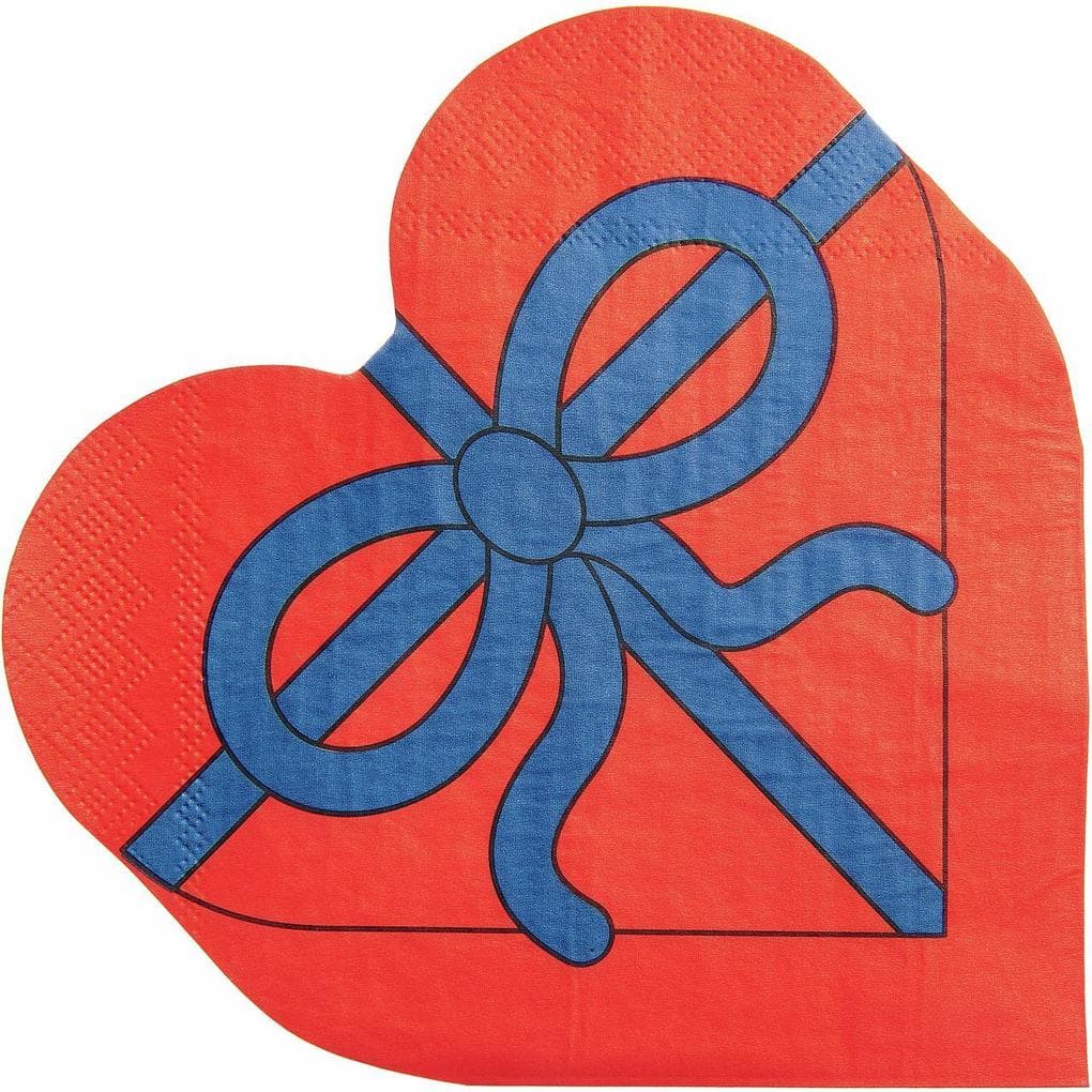 Serviette Herz Box, FSC MIX