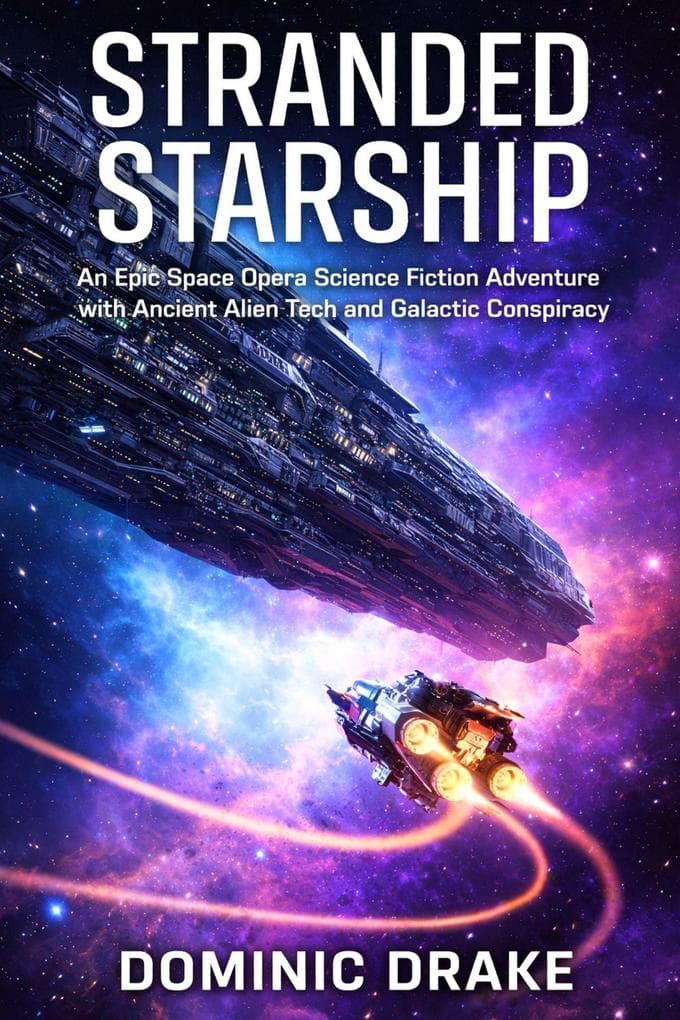 STRANDED STARSHIP: An Epic Space Opera Science Fiction Adventure with Ancient Alien Tech and Galatic Conspiracy
