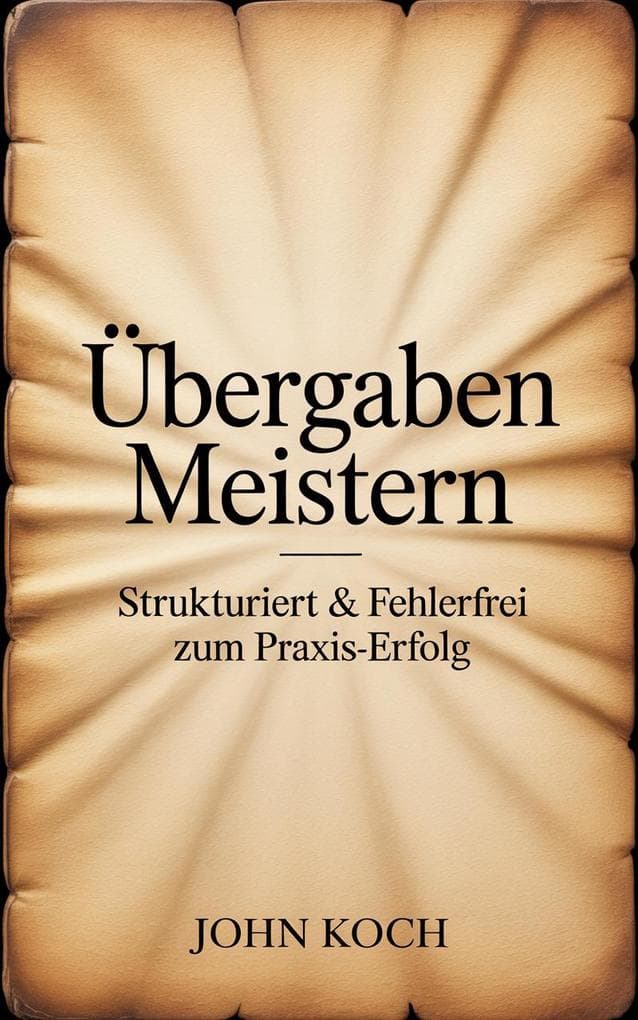 Übergaben meistern