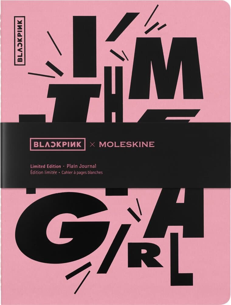 Moleskine X Blackpink Cahier XL, blanko, weicher Einband