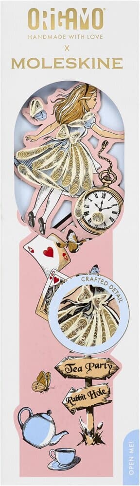 Moleskine Alice im Wunderland Origamo Lesezeichen