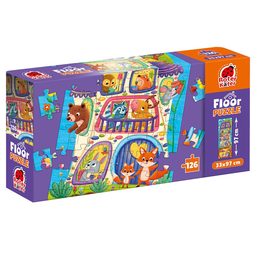 Puzzle Roter Käfer Bodenpuzzle Haus