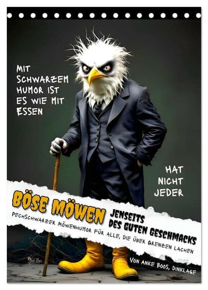 Böse Möwen - Jenseits des guten Geschmacks (Tischkalender 2027 DIN A5 hoch), CALVENDO Monatskalender