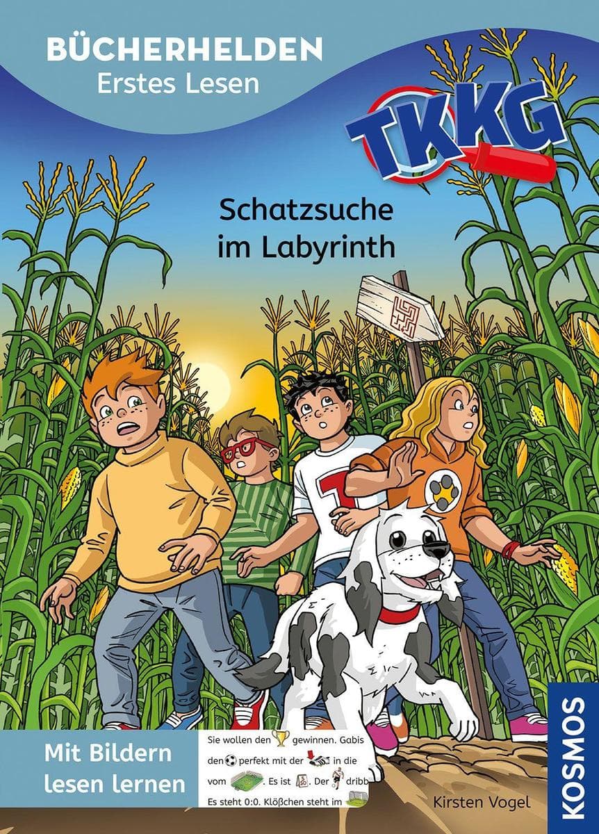 TKKG Junior, Bücherhelden, Erstes Lesen, Schatzsuche im Labyrinth