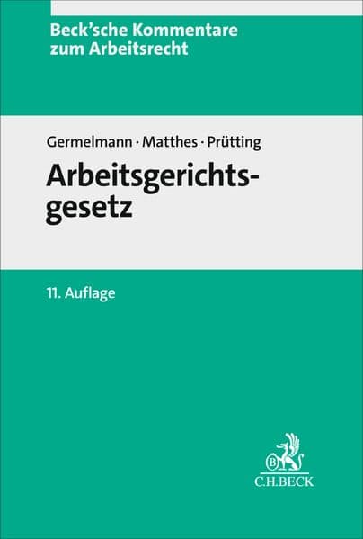 Arbeitsgerichtsgesetz. ArbGG