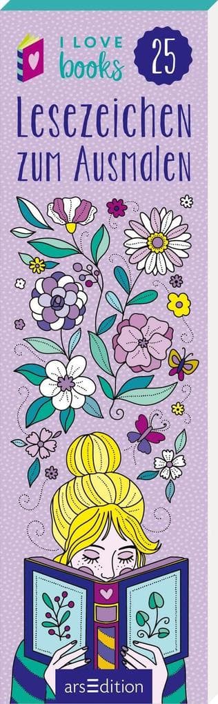 I Love Books - Lesezeichen