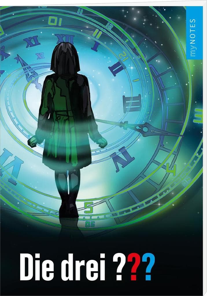 myNOTES Papeterie: Notizheft Die drei ??? - Die Zeitreisende