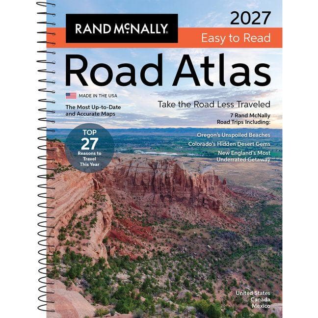 Rand McNally 2027 Easy to Read Midsize Road Atlas
