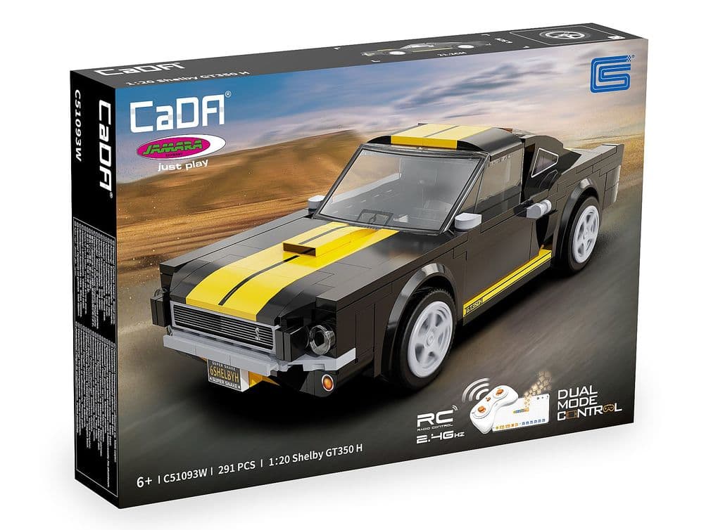 CaDA Shelby GT350 H 1:20 schwarz 2,4GHz Bricks