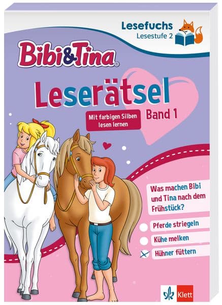 Lesefuchs Bibi & Tina: Leserätsel Lesestufe 2, Band 1