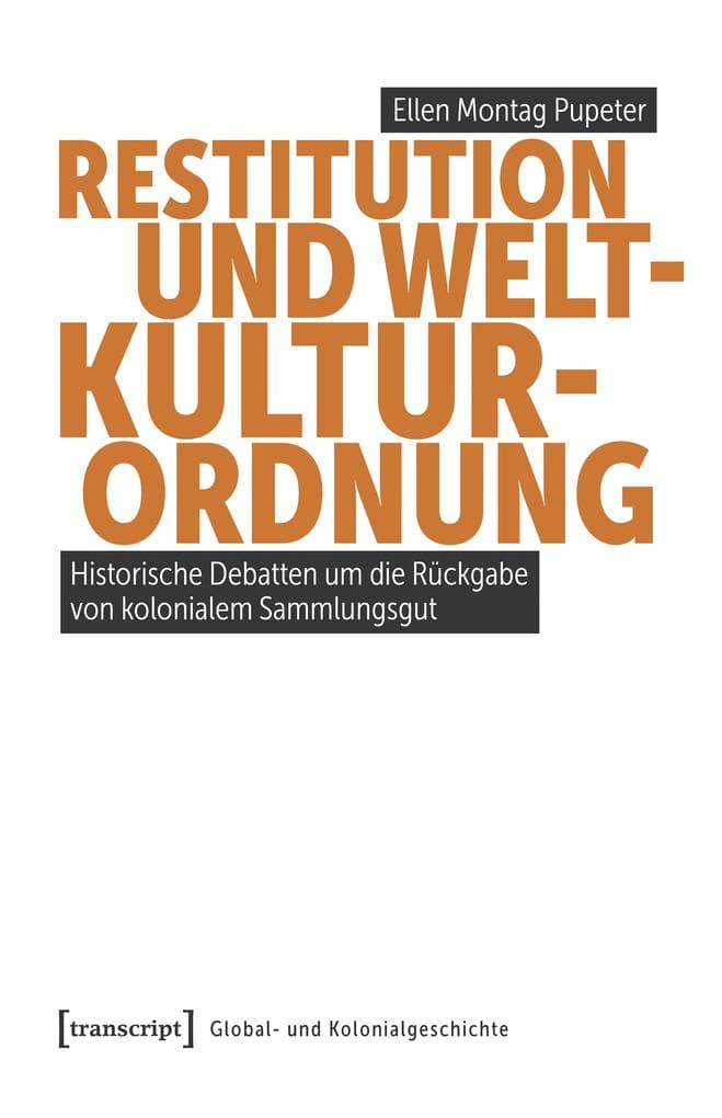 Restitution und Weltkulturordnung