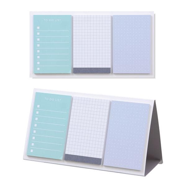 EMILY Sticky Notes Set (Memo 02 Pastellblau) Haftnotizen | by KING JIM