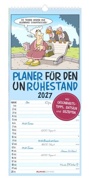 Planer für den Unruhestand 2027