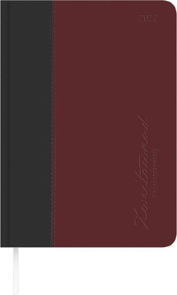 ZETTLER Buchkalender Premium Fire schwarz-rot A5 2027