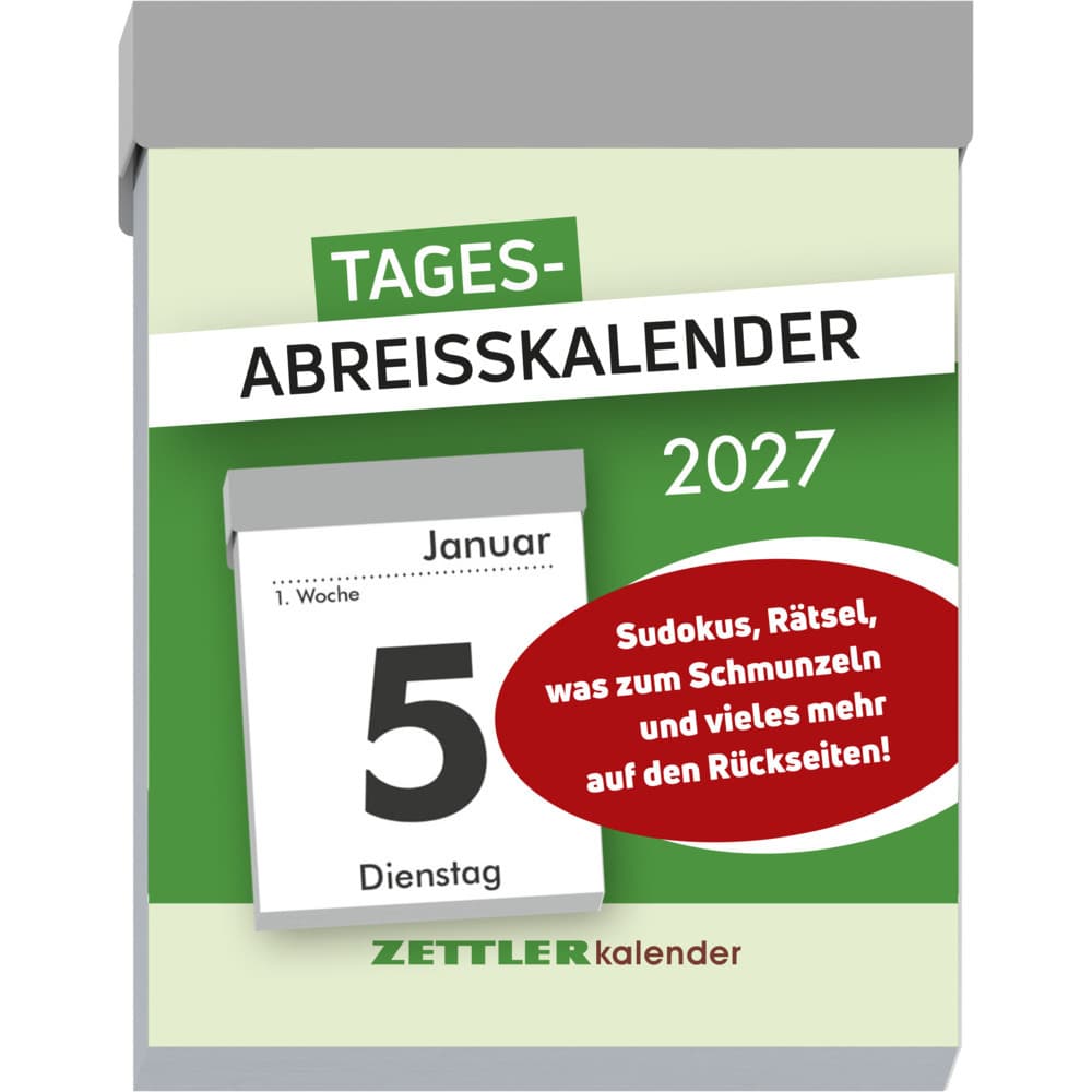 ZETTLER Tagesabreißkalender M 2027