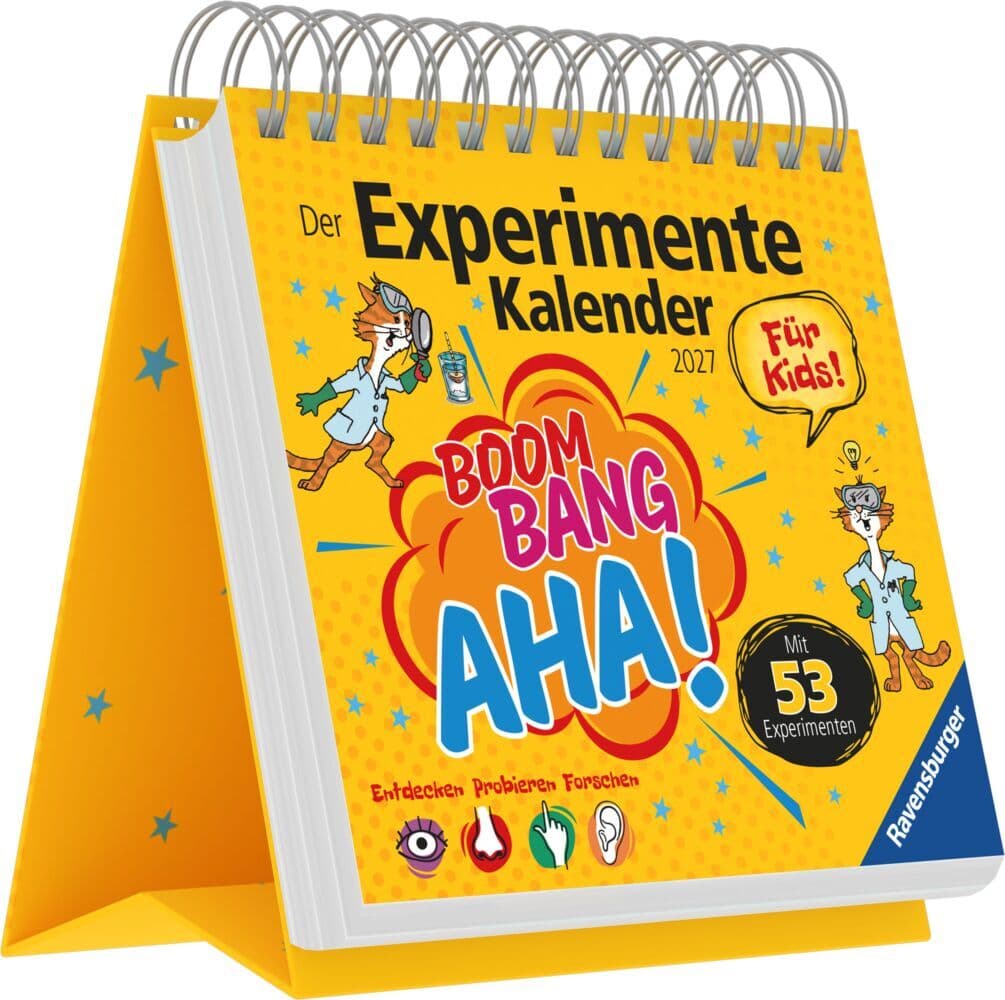 Ravensburger Boom! Bang! Aha! Der Experimente-Kalender für Kids 2027