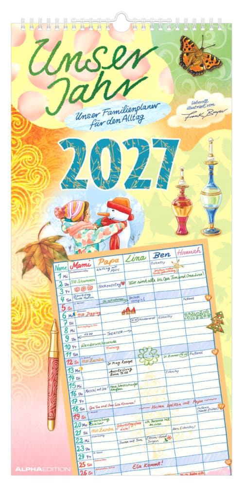 Unser Jahr - Unser Familienplaner für den Alltag 2027