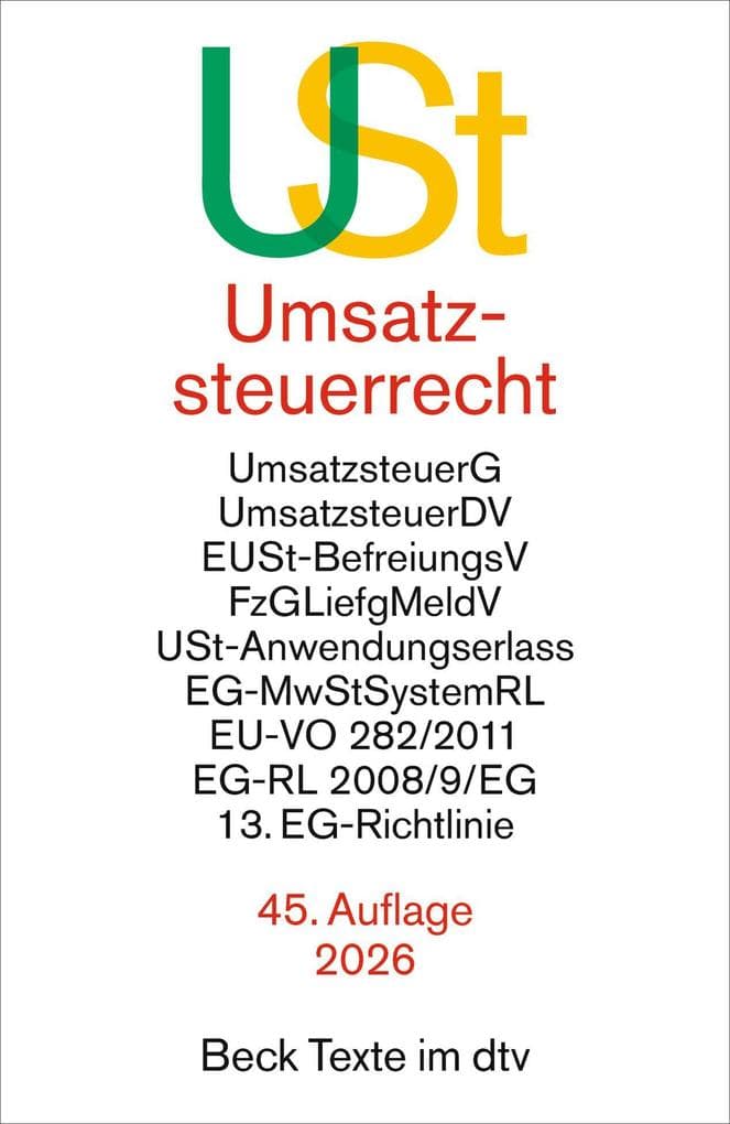Umsatzsteuerrecht. USt