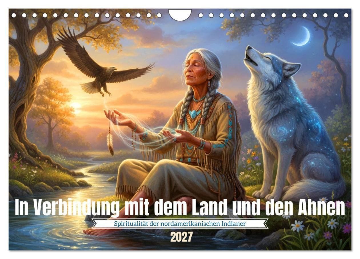 In Verbindung mit dem Land und den Ahnen (Wandkalender 2027 DIN A4 quer), CALVENDO Monatskalender