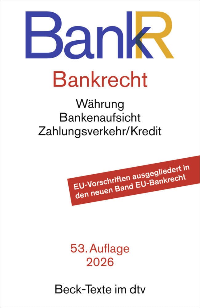 Bankrecht. BankR