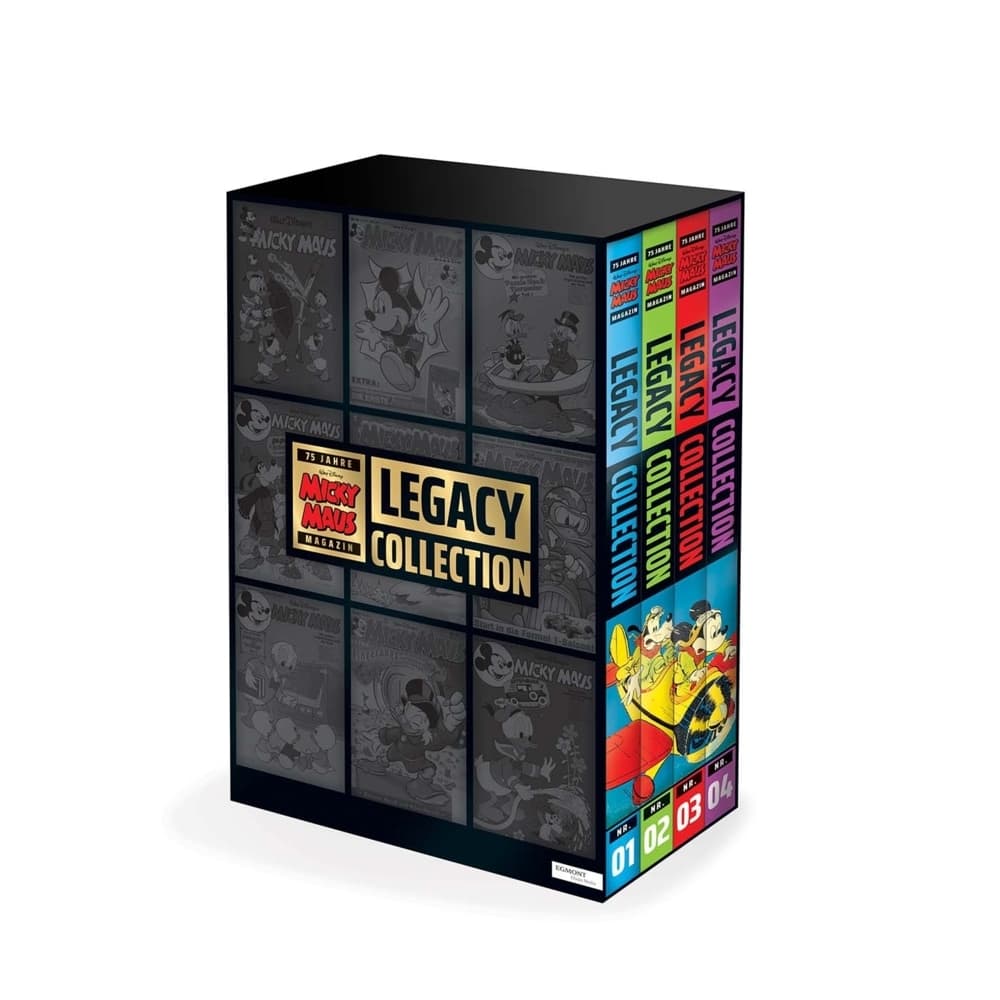 Micky Maus Legacy Collection Sammelbox mit 4 Bänden