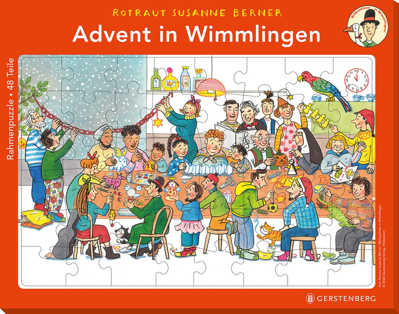 Rahmenpuzzle Advent in Wimmlingen - 48 Teile
