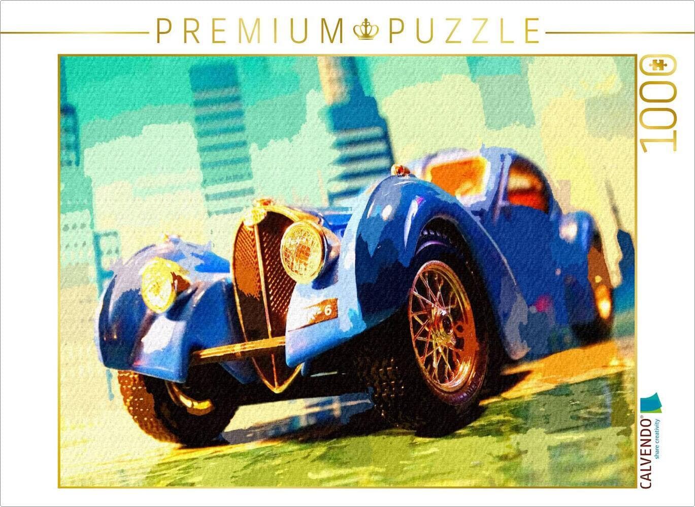 CALVENDO Puzzle Ein Motiv aus dem Kalender Cars'n'Arts - Digital Artworks von Jean-Louis Glineur | 1000 Teile Lege-Größe 64 × 48 cm Foto-Puzzle für glückliche Stunden